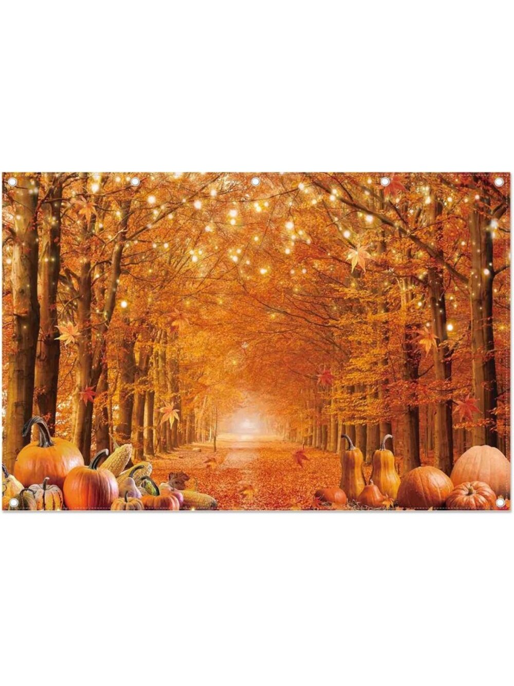 12x8ft Fall Thanksgiving Photography Backdrop - Festive Decor for Photoshoots